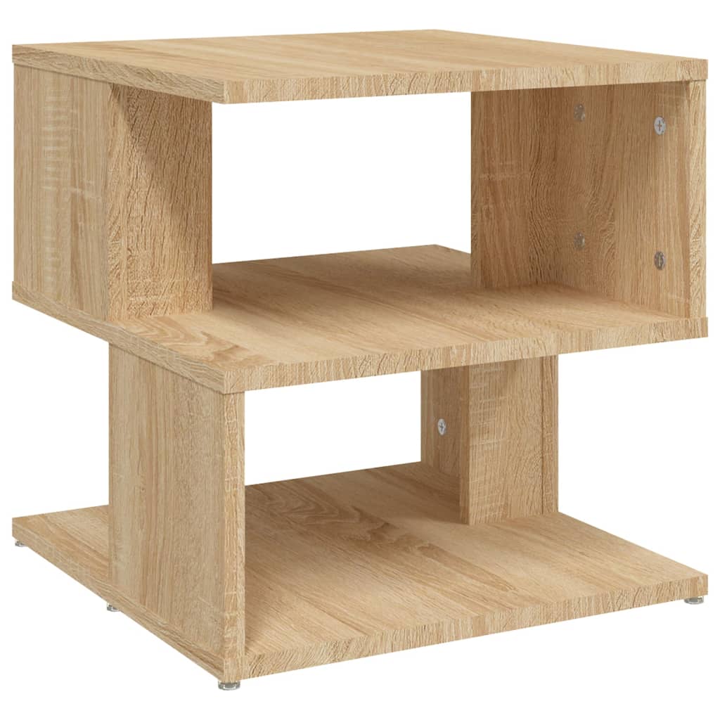 Bijzettafel 40X40X40 Cm Spaanplaat Kleurig Sonoma eiken