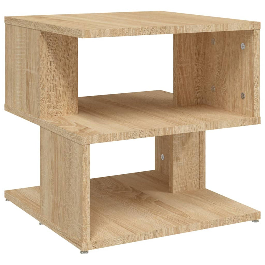 Bijzettafel 40X40X40 Cm Spaanplaat Kleurig Sonoma eiken