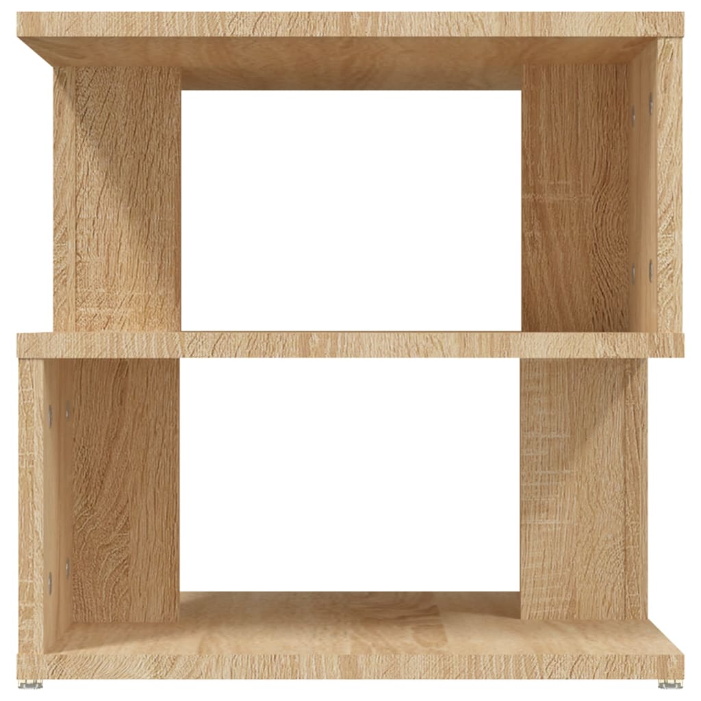 Bijzettafel 40X40X40 Cm Spaanplaat Kleurig Sonoma eiken