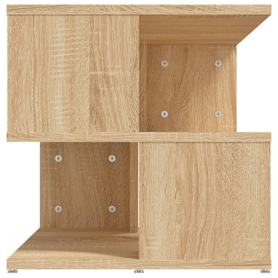 Bijzettafel 40X40X40 Cm Spaanplaat Kleurig Sonoma eiken