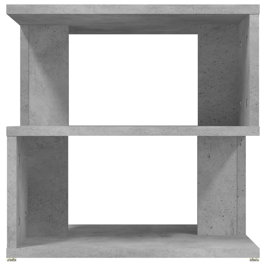 Bijzettafel 40x40x40 cm spaanplaat betongrijs Betongrijs