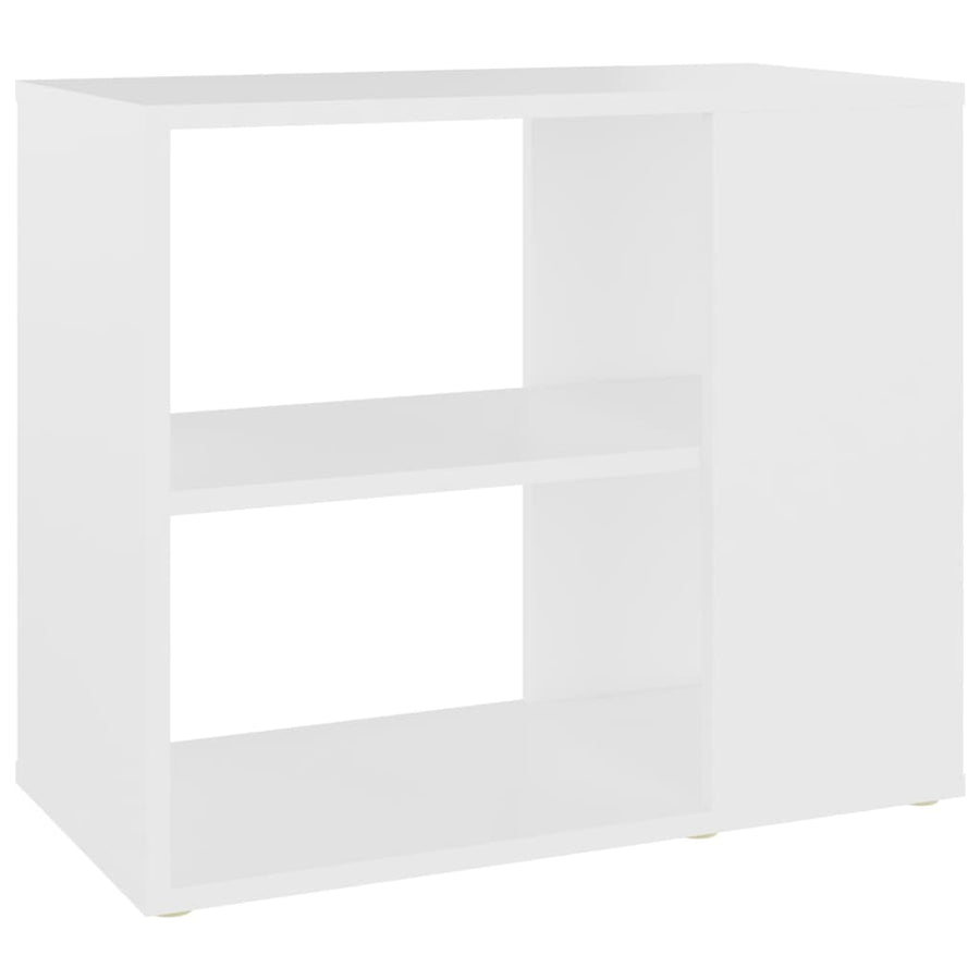 Bijzetkast 60X30X50 Cm Bewerkt Hout Wit