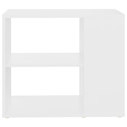 Bijzetkast 60X30X50 Cm Bewerkt Hout Wit