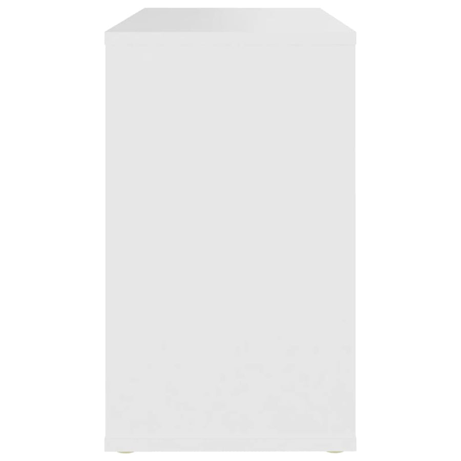 Bijzetkast 60X30X50 Cm Bewerkt Hout Wit