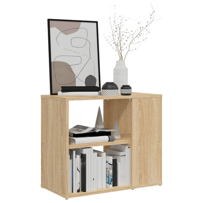 Bijzetkast 60X30X50 Cm Spaanplaat Kleurig Sonoma eiken