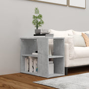 Side cabinet 60x30x50 cm treated wood concrete grey