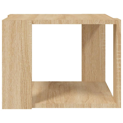 Salontafel 40X40X30 Cm Bewerkt Hout Kleurig Sonoma eiken