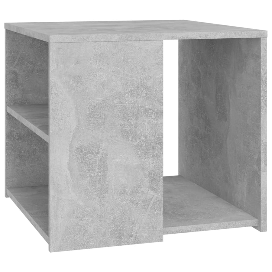 Bijzettafel 50X50X45 Cm Spaanplaat Betongrijs