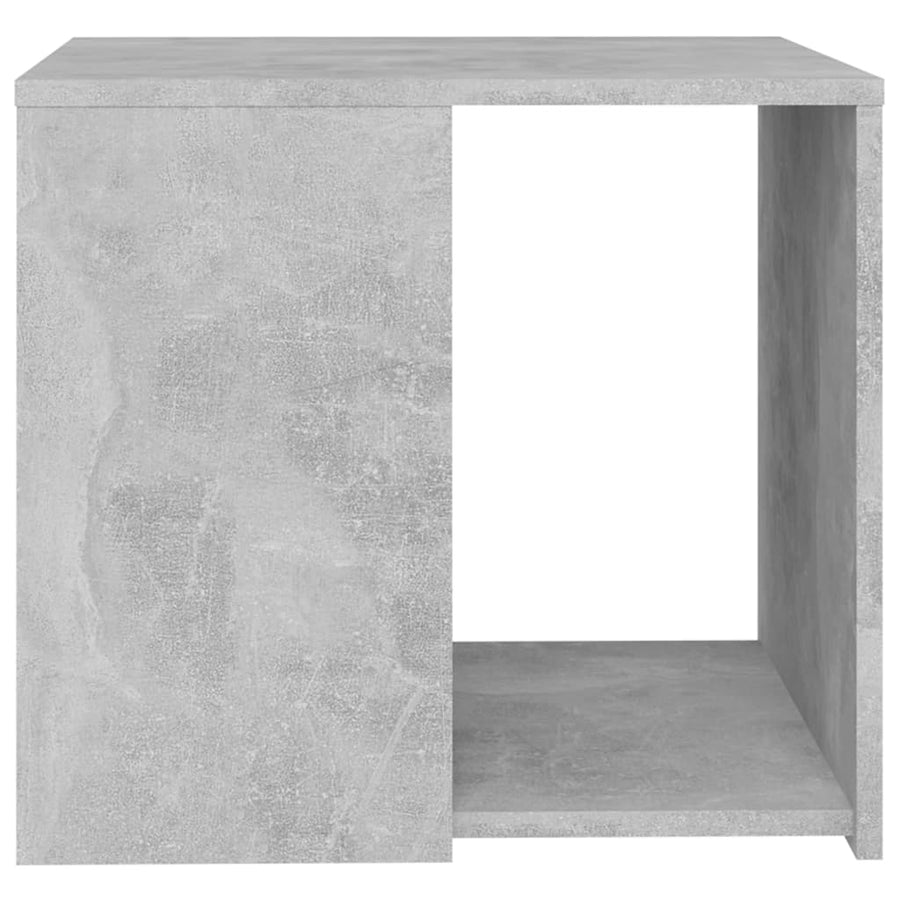 Bijzettafel 50X50X45 Cm Spaanplaat Betongrijs