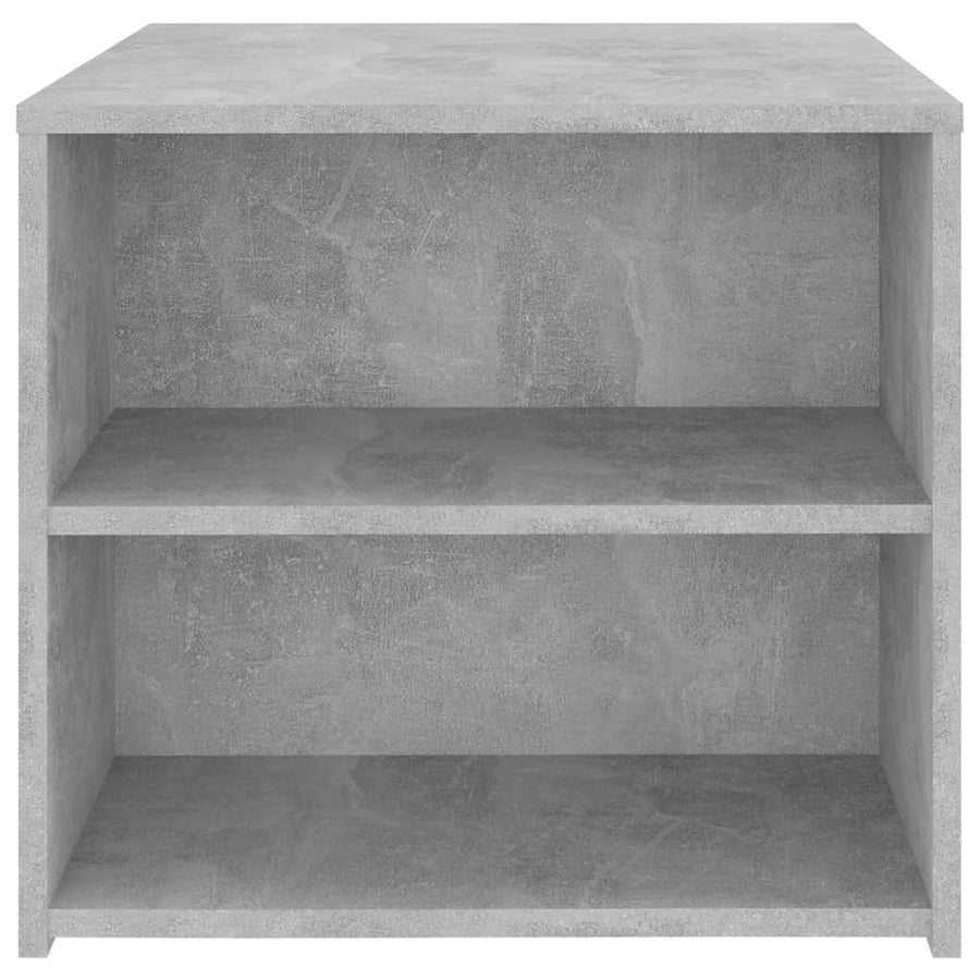Bijzettafel 50X50X45 Cm Spaanplaat Betongrijs