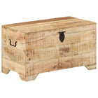 Storage chest solid rough mango wood