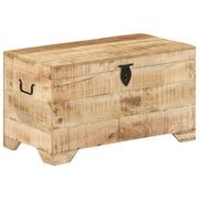 Opbergkist massief mangohout 80x40x40 cm