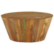 Salontafel Ø65X3 Cm Ø 65 x 31 cm massief gerecycled hout