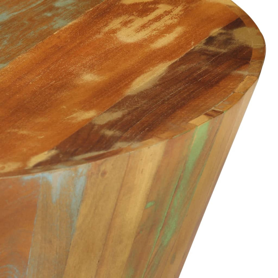 Salontafel Ø65X3 Cm Ø 65 x 31 cm massief gerecycled hout