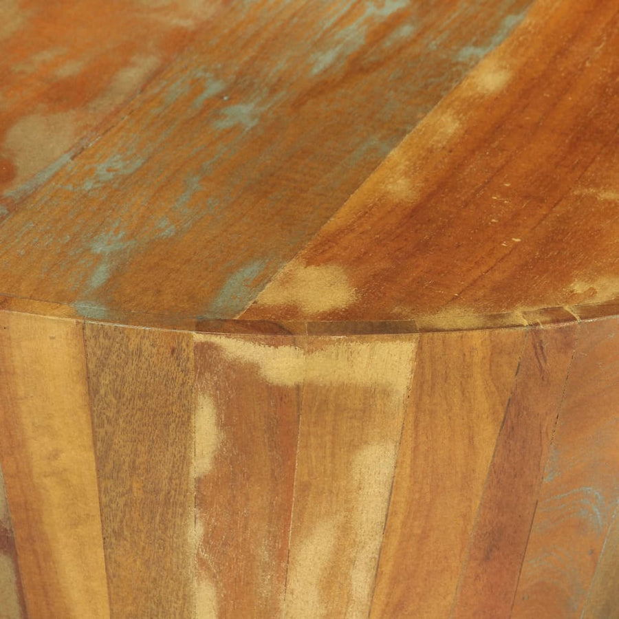 Salontafel Ø65X3 Cm Ø 65 x 31 cm massief gerecycled hout