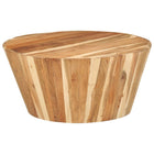 Salontafel rond Ø65x31 cm patchwork hout