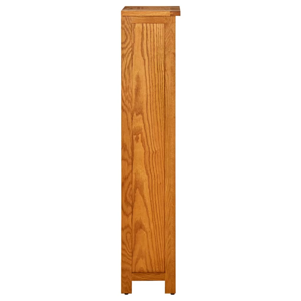 Boekenkast Met 4 Schappen Massief Eikenhout 45 x 22 x 110 cm