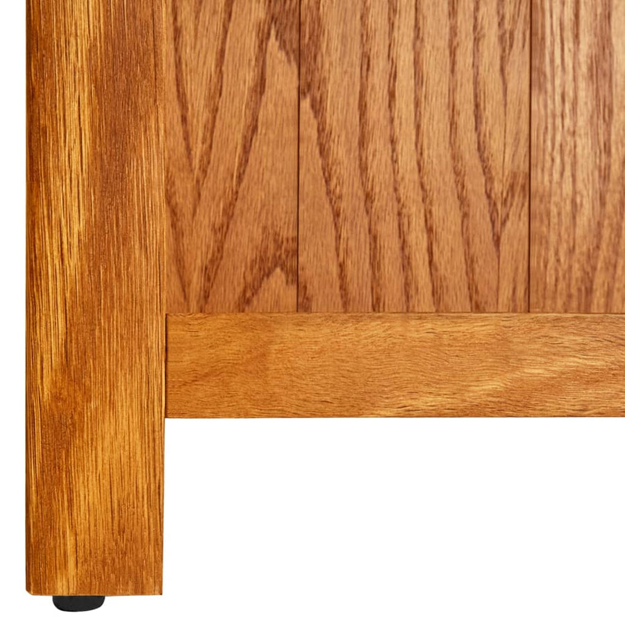 Boekenkast Met 4 Schappen Massief Eikenhout 45 x 22 x 110 cm