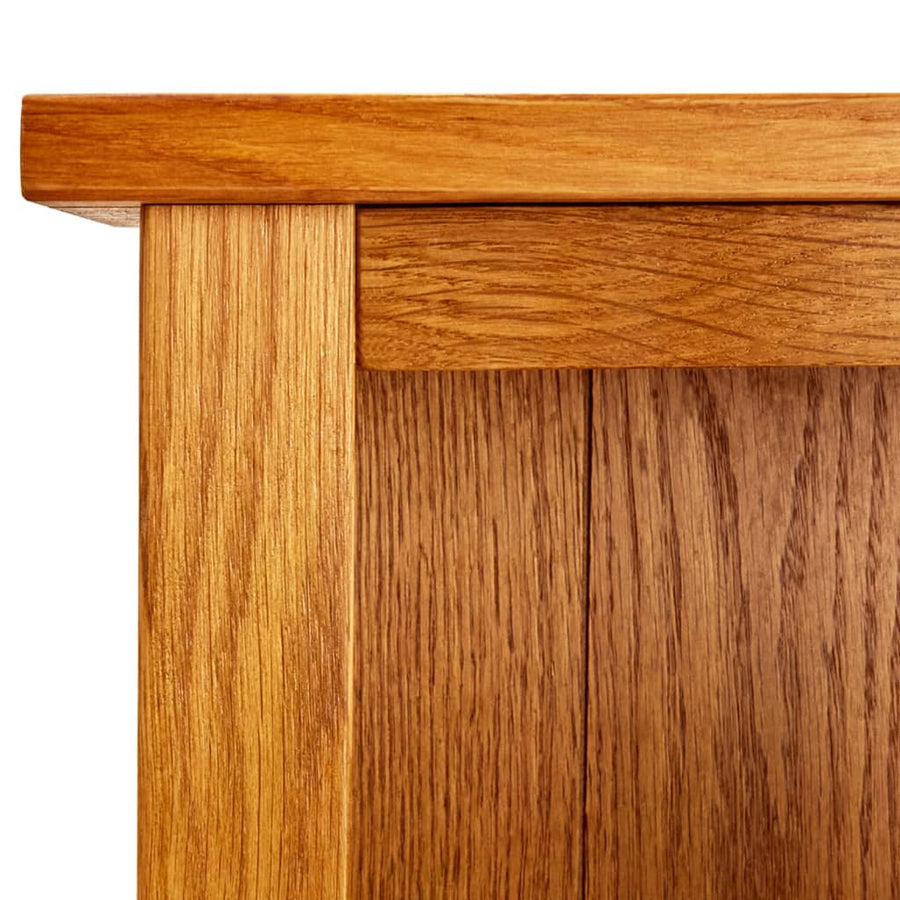 Boekenkast Met 4 Schappen Massief Eikenhout 45 x 22 x 110 cm