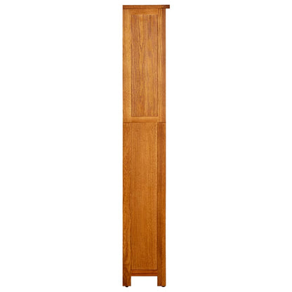 Boekenkast Met 5 Schappen Massief Eikenhout 45 x 22 x 140 cm