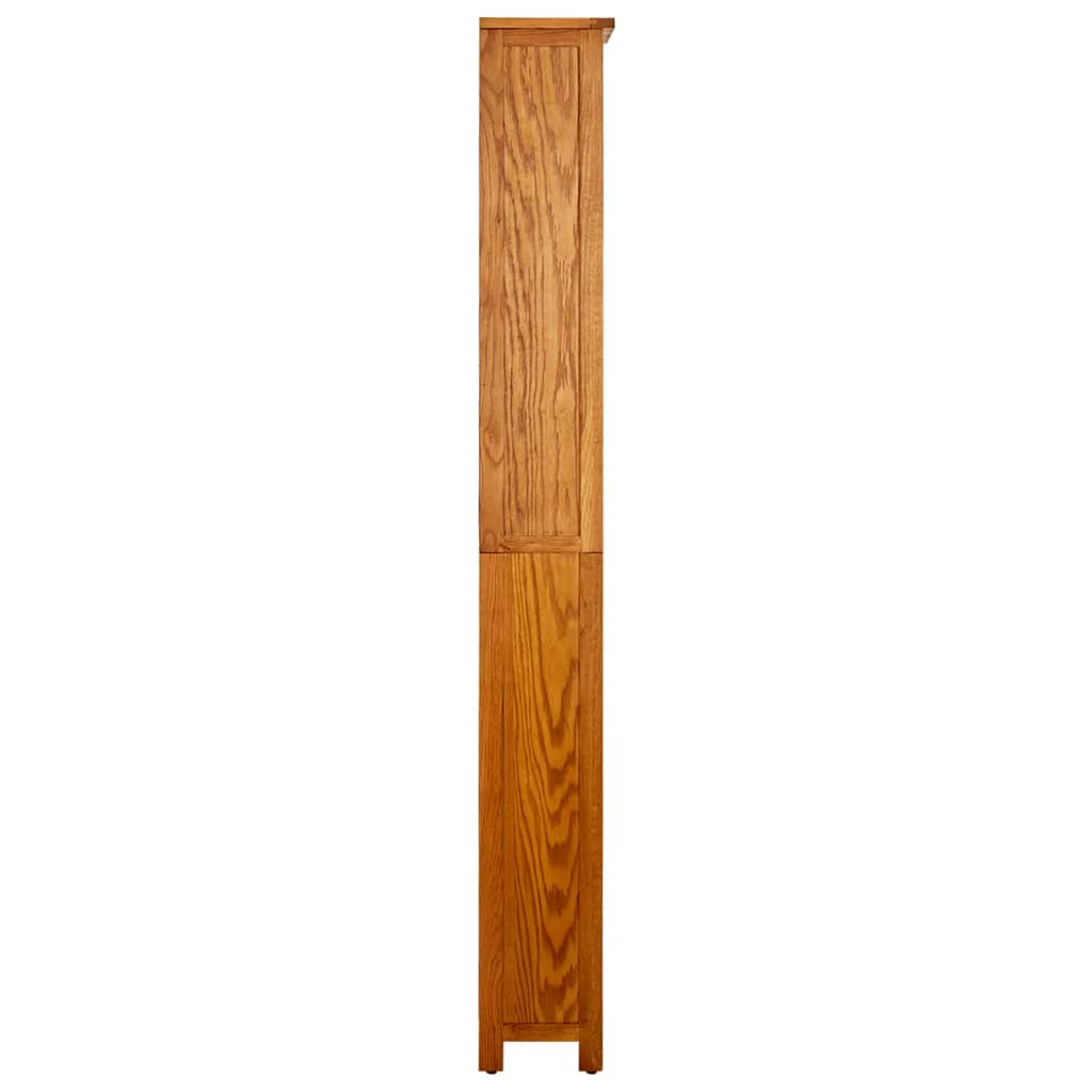 Boekenkast Met 6 Schappen Massief Eikenhout 52 x 22 x 180 cm