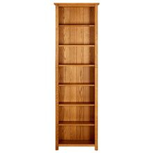 Boekenkast Met 7 Schappen Massief Eikenhout 60 x 22 x 200 cm