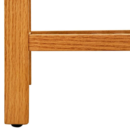 Schoenenrek Met 5 Schappen Massief Eikenhout 50 x 27 x 100 cm