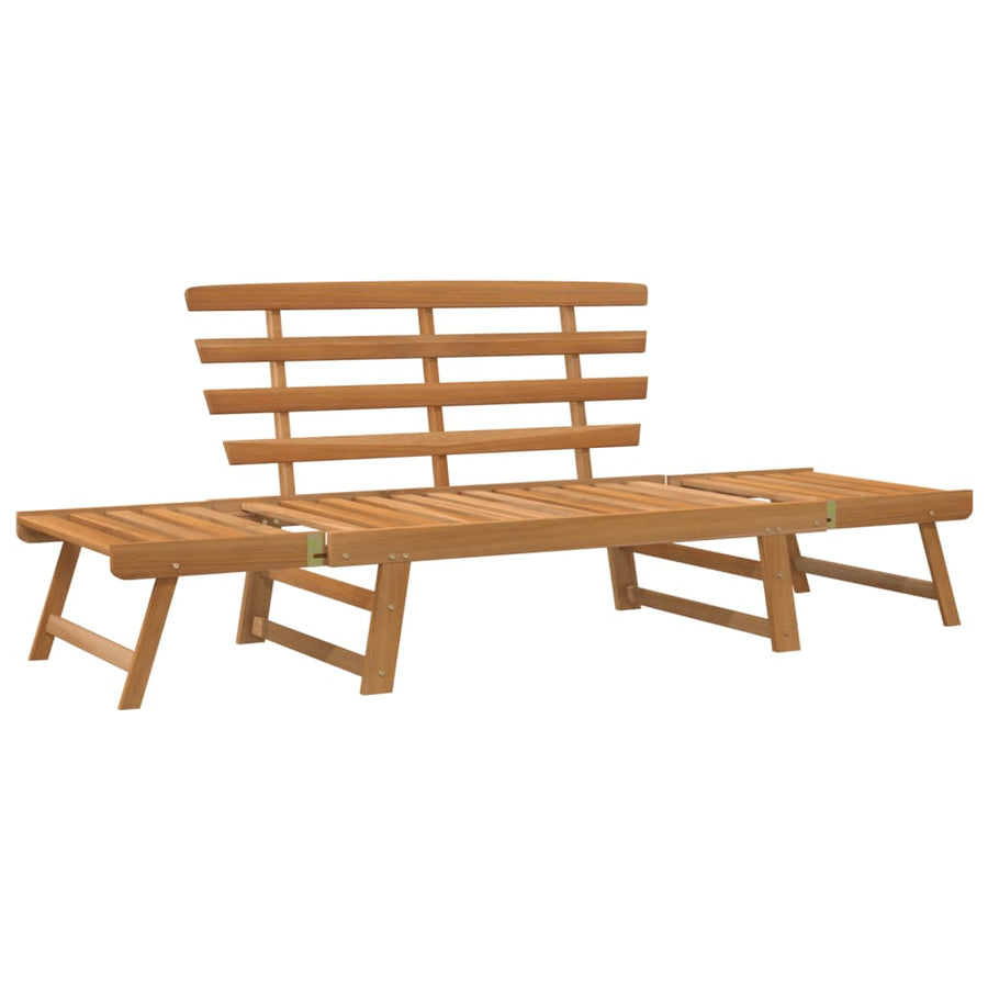 Tuinbank 2-In- 90 Cm Massief Acaciahout Bruin