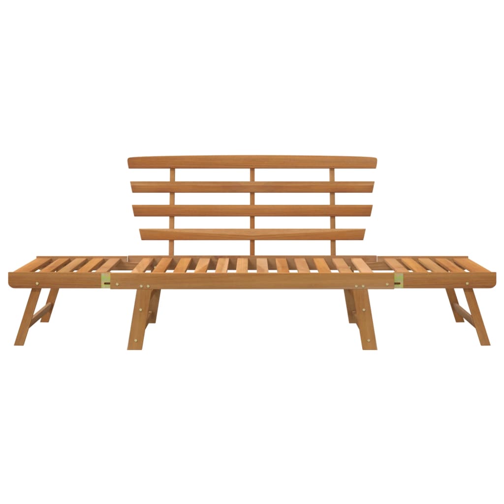 Tuinbank 2-In- 90 Cm Massief Acaciahout Bruin