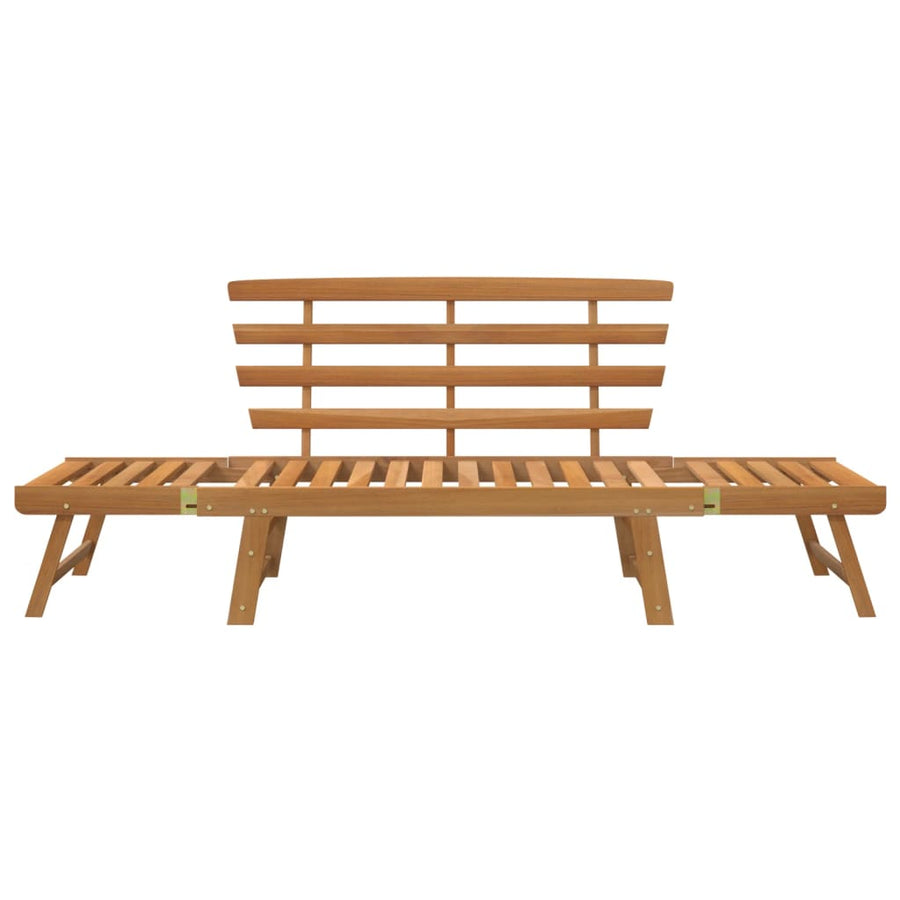Tuinbank 2-In- 90 Cm Massief Acaciahout Bruin