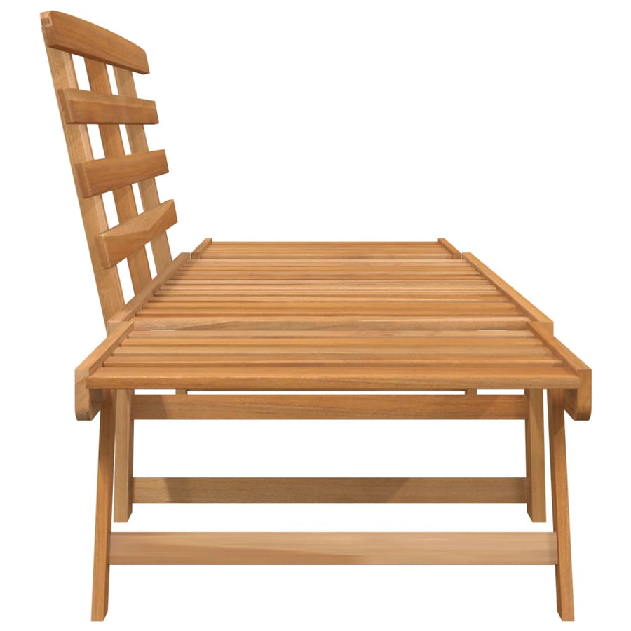 Tuinbank 2-In- 90 Cm Massief Acaciahout Bruin