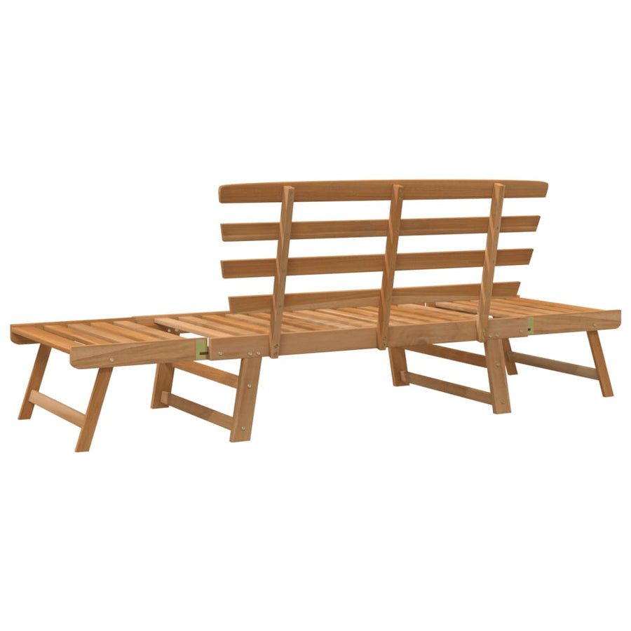 Tuinbank 2-In- 90 Cm Massief Acaciahout Bruin