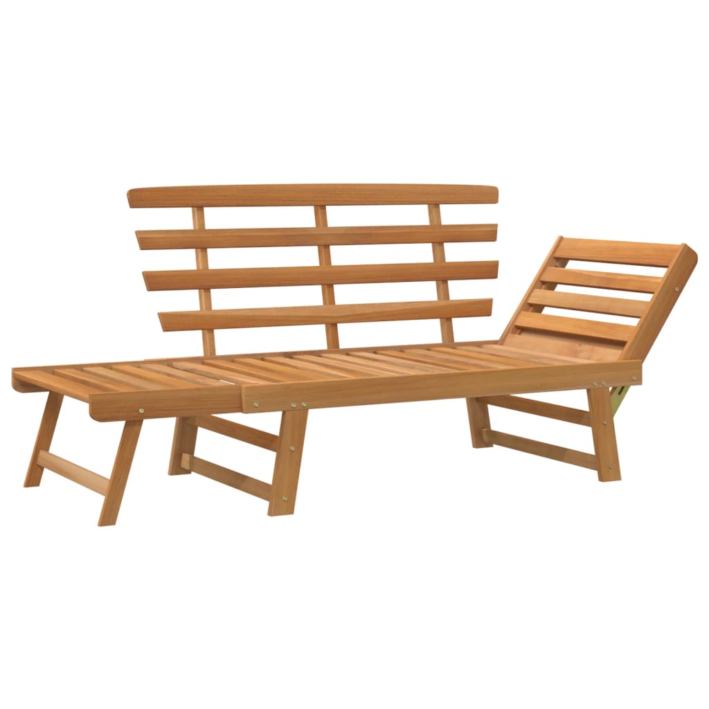 Tuinbank 2-In- 90 Cm Massief Acaciahout Bruin