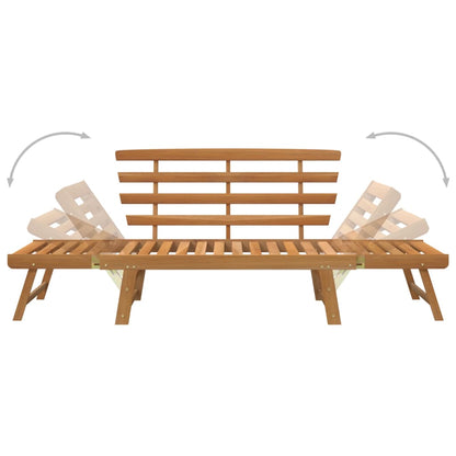 Tuinbank 2-In- 90 Cm Massief Acaciahout Bruin