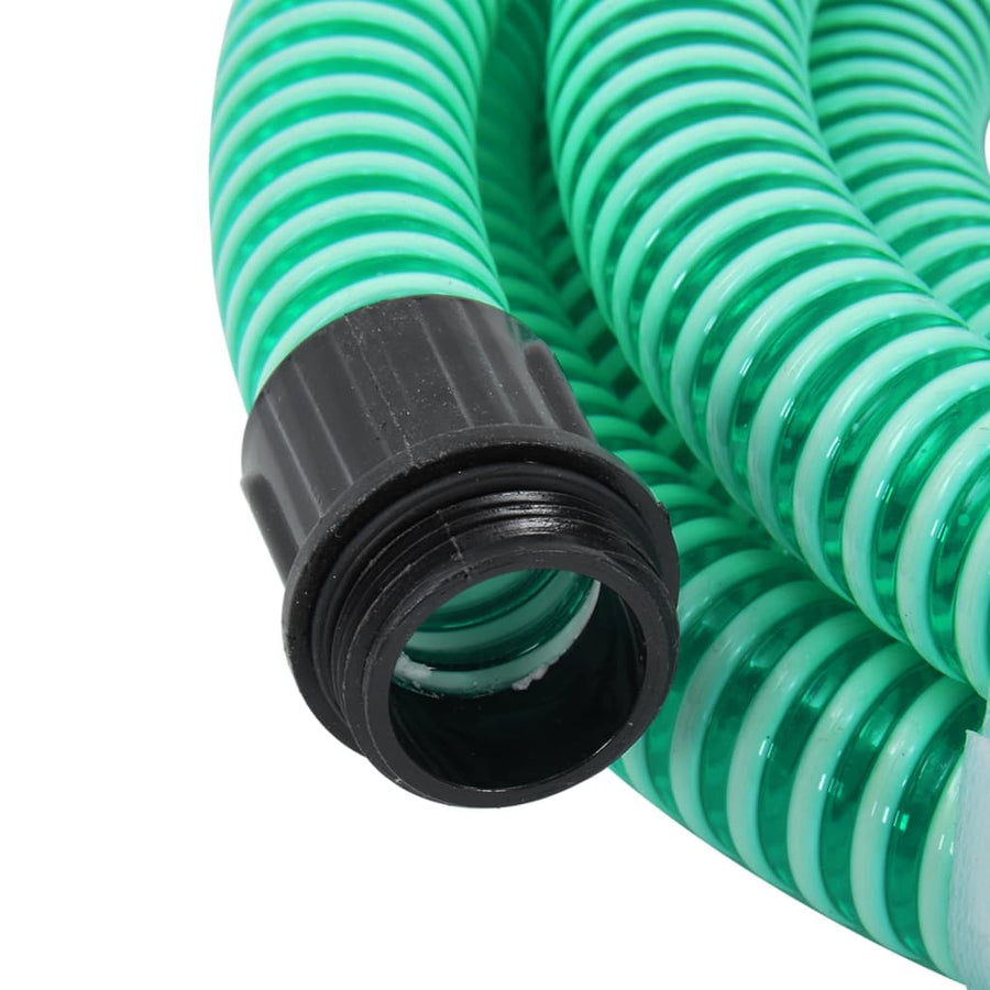 Zuigslang Met Messing Koppelingen 1,1'' Pvc 10 m Groen Zonder vlotter