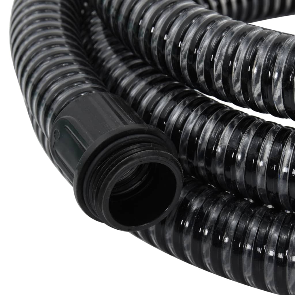 Zuigslang Met Messing Koppelingen 1,1'' Pvc 3 m Zwart Zonder vlotter