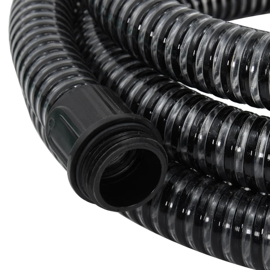 Zuigslang Met Messing Koppelingen 1,1'' Pvc 15 m Zwart Zonder vlotter