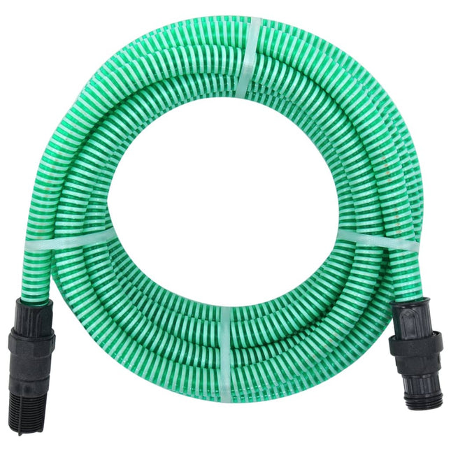 Zuigslang Met Pvc Koppelingen 1,1'' Pvc 7 m Groen