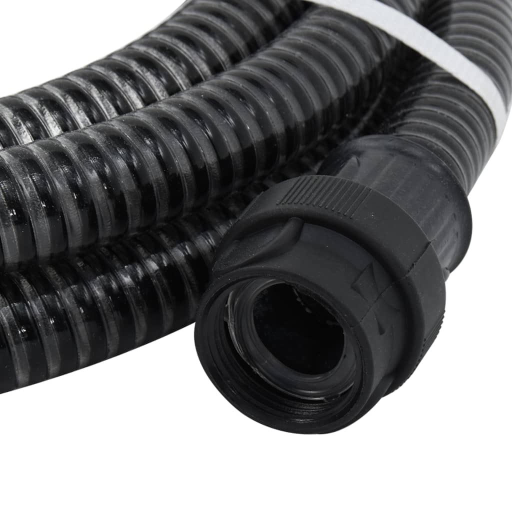 Zuigslang Met Pvc Koppelingen 1,1'' 7 M Pvc Zwart
