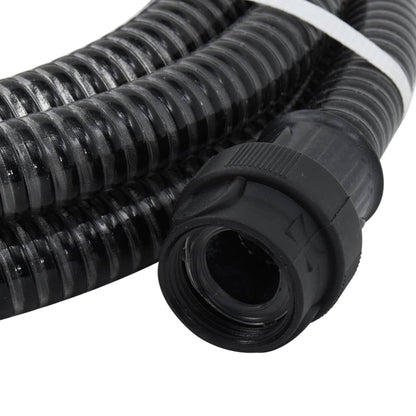Zuigslang Met Pvc Koppelingen 1,1'' 7 M Pvc Zwart