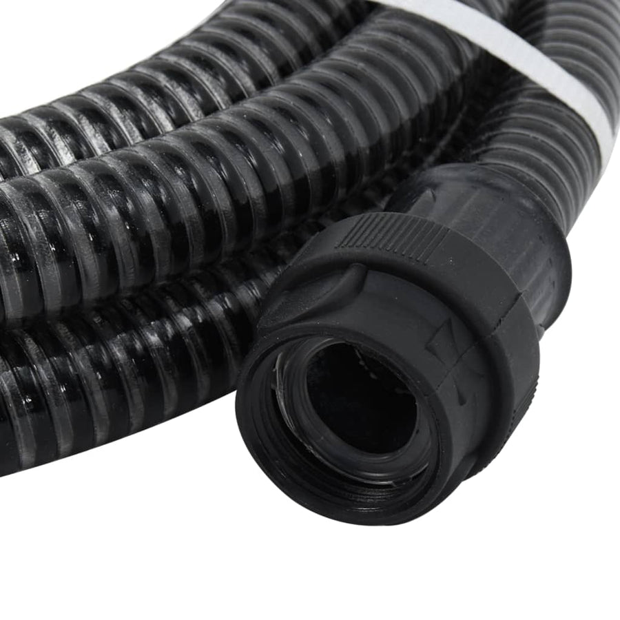 Zuigslang Met Pvc Koppelingen 1,1'' 7 M Pvc Zwart