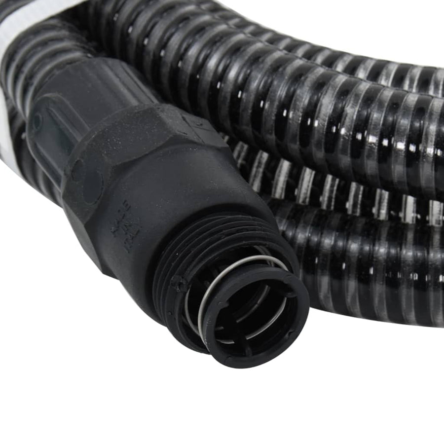 Zuigslang Met Pvc Koppelingen 1,1'' 7 M Pvc Zwart