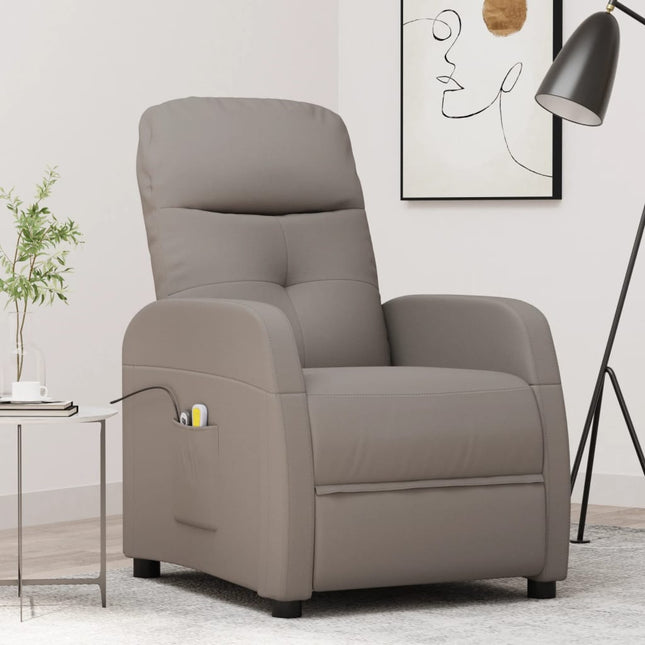 Massagestoel Elektrisch Stof Taupe