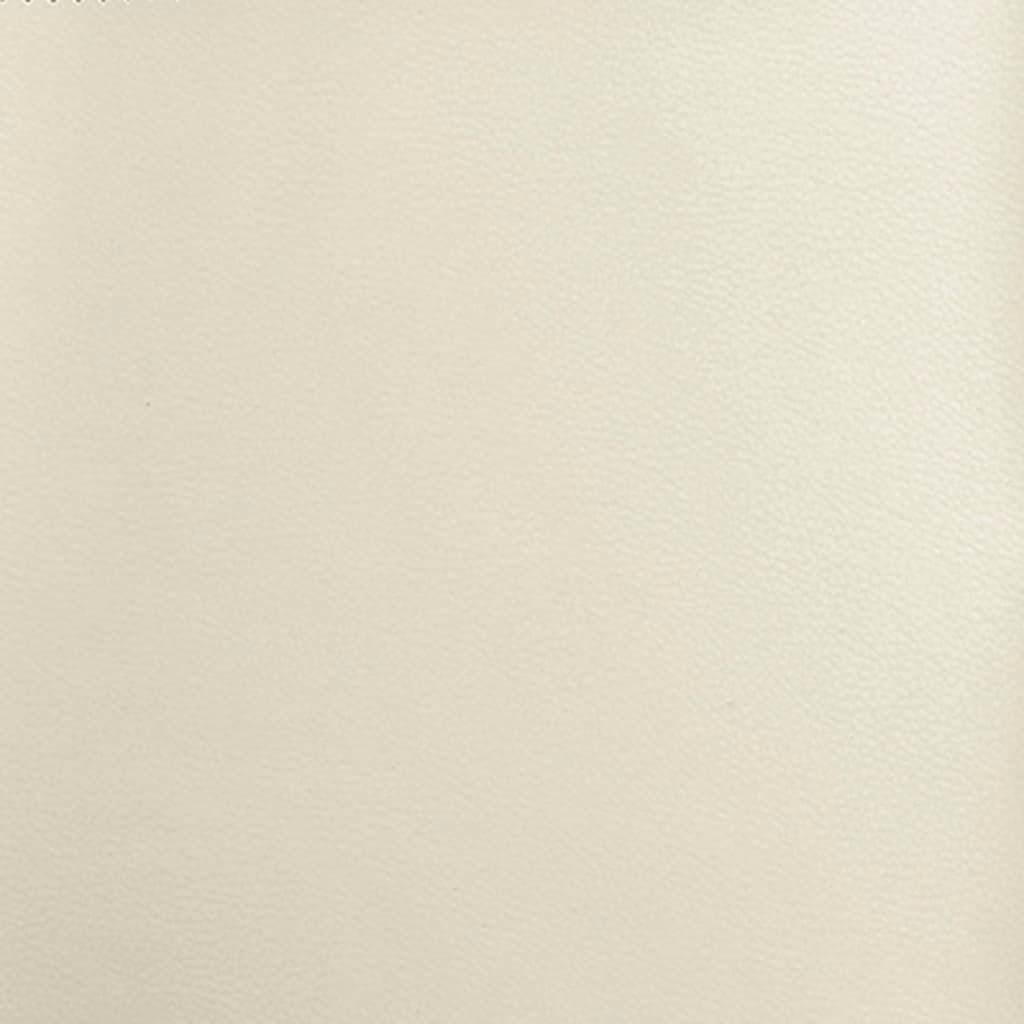 Fauteuil Elektrisch Verstelbaar Kunstleer Crèmekleurig 1