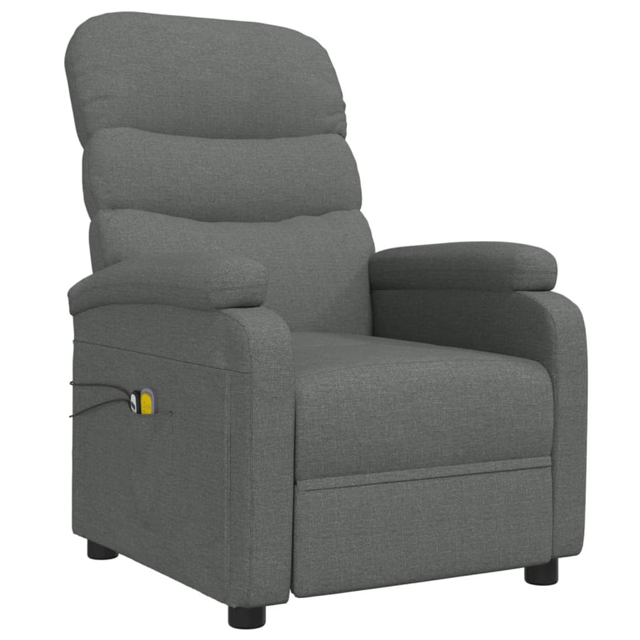 Massagestoel Elektrisch Stof Donkergrijs