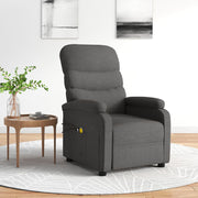Electric fabric massage chair dark grey