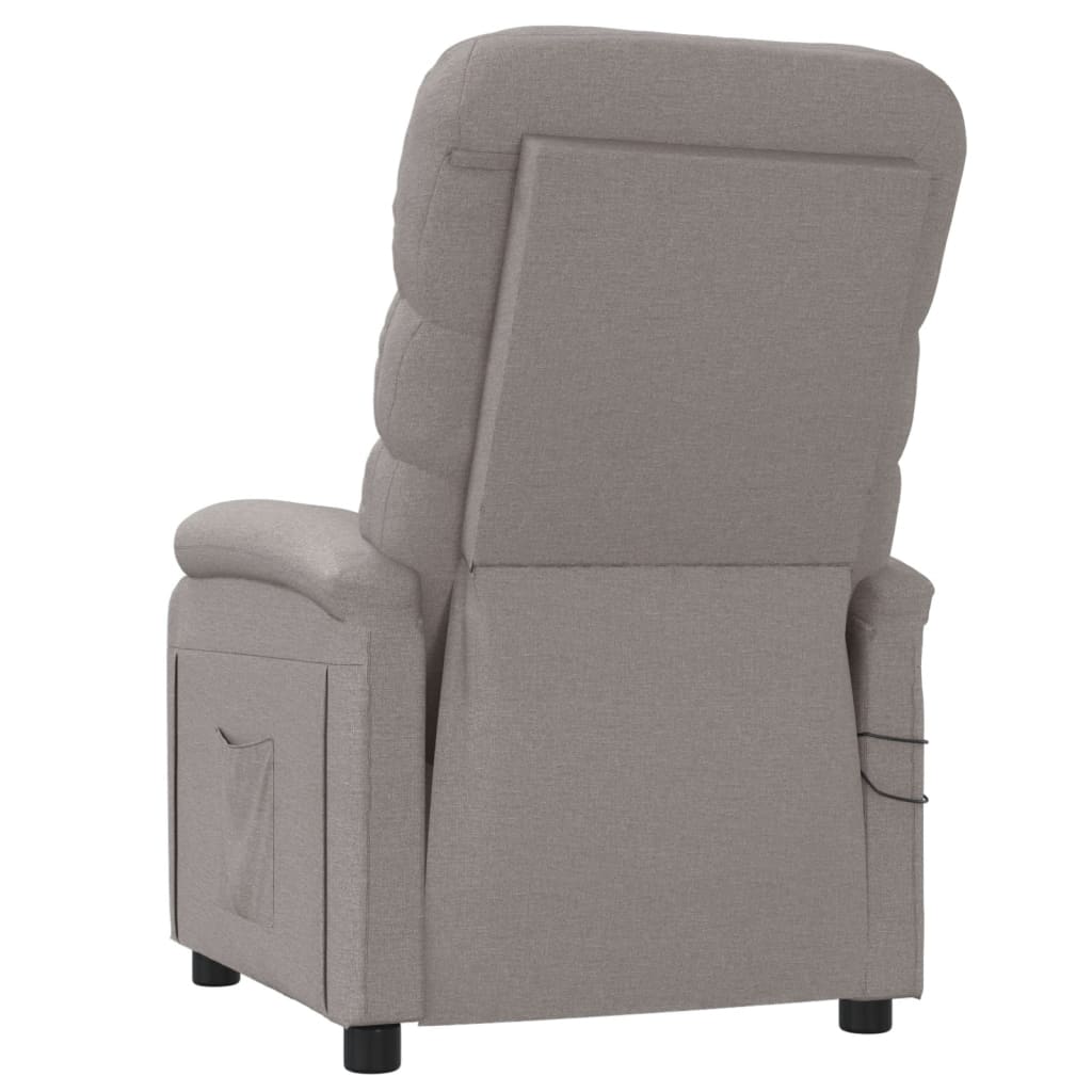 Massagestoel Elektrisch Stof Taupe
