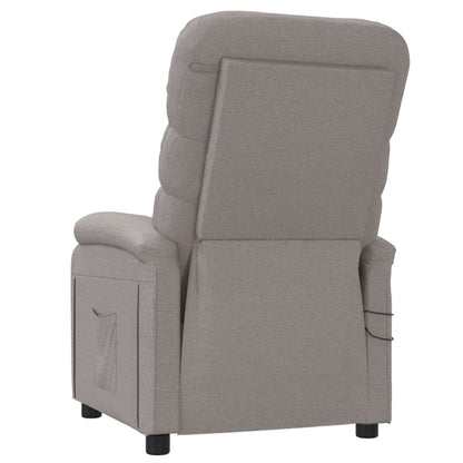 Massagestoel Elektrisch Stof Taupe