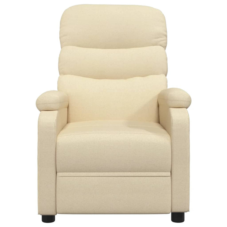 Massagestoel Elektrisch Stof Kleurig Crème