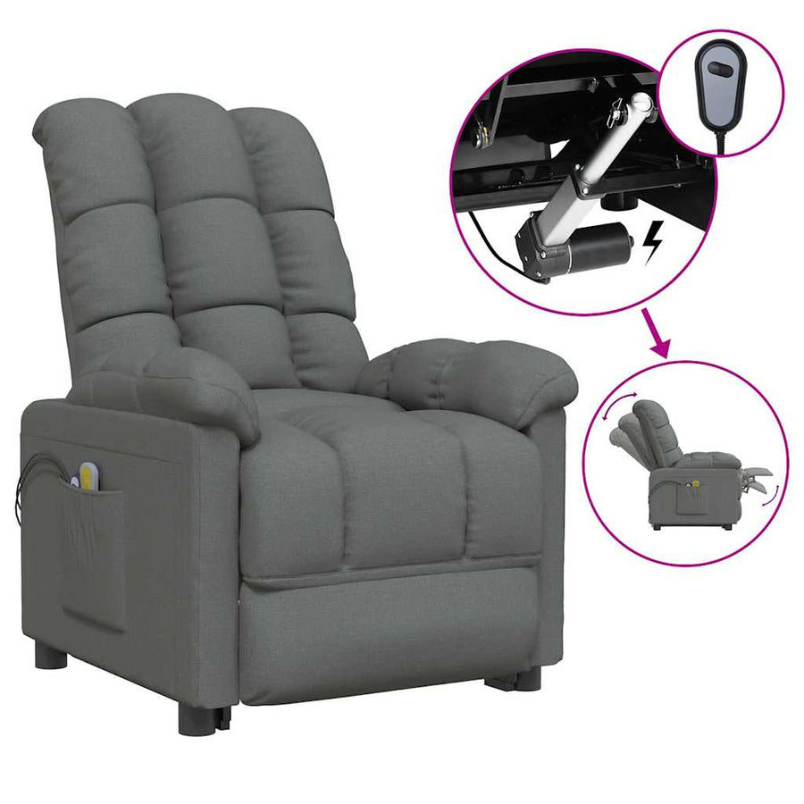 Massagestoel Elektrisch Stof